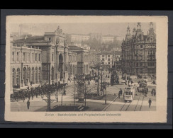 Zürich, Bahnhofplatz Und Polytechnikum Universität - Autres & Non Classés