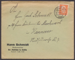 Celle 1 Land, Stempel Auf Brief, 1932 - Other & Unclassified