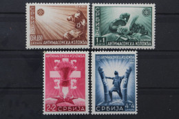 Serbien, MiNr. 58-61, Postfrisch - Besetzungen 1938-45