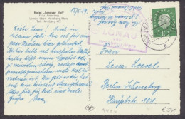 Lonau über Herzberg, Landpoststempel Auf AK, 1959 - Other & Unclassified