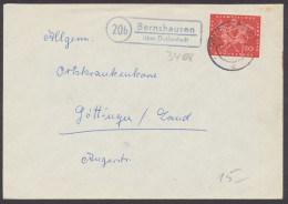 Bernshausen über Duderstadt, Landpoststempel Auf Brief, 1960 - Other & Unclassified