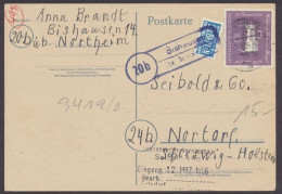 Bishausen über Nörten - Hardenberg, Landpoststempel Auf Postkarte, 1956 - Other & Unclassified