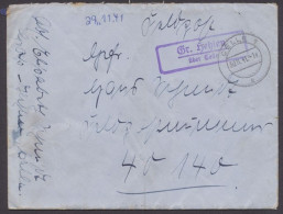 Groß Hehlen über Celle, Landpoststempel Auf Feldpostbrief, 1941 - Autres & Non Classés