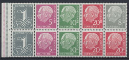 Deutschland (BRD), Michel Nr. H-Blatt 8 Y II RLV III, Postfrisch/MNH - Zusammendrucke