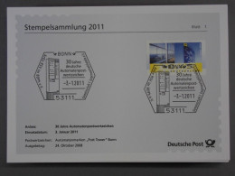 Deutschland (BRD), Stempelsammlung 2011, Blatt 1-50 - Other & Unclassified