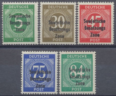 Sowjetische Zone, MiNr. 207-211, Postfrisch - Andere & Zonder Classificatie