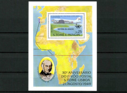Sao Tome + Principe, Flugzeuge, MiNr. Block 35 A, Postfrisch - São Tomé Und Príncipe