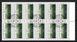 Deutschland (BRD), MiNr. 1098, 12er Bogenteil, Unterrand, Gestempelt - Used Stamps