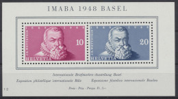 Schweiz, MiNr. Block 13, Postfrisch - Unused Stamps