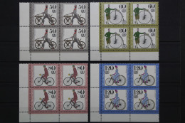 Deutschland, MiNr. 1242-1245, 4er Block, Ecke Li. Unten, Postfrisch - Unused Stamps