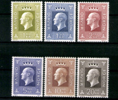 Norwegen, MiNr. 588-593, Postfrisch - Andere & Zonder Classificatie