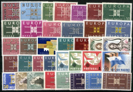 Europa Union (CEPT) Jahrgang 1963, 19 Länder, Postfrisch/MNH - Années Complètes