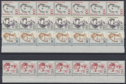 Deutschland (BRD), MiNr. 1390-1393, Senkrechte 7er Streifen, Postfrisch - Unused Stamps