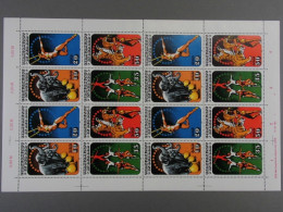 DDR, MiNr. 2983-2986 Kleinbogen Mit DV 1/4, Postfrisch - Unused Stamps