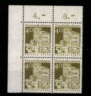 Deutschland (BRD), MiNr. 494, 4er Block Ecke Links Oben, Postfrisch - Altri & Non Classificati