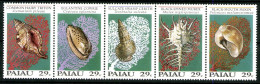 Palau, Fische / Meerestiere, MiNr. 520-524 ZD, Postfrisch - Palau