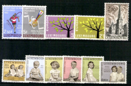 Luxemburg, MiNr. 655-665, Jahrgang 1962, Postfrisch - Autres & Non Classés