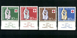 Schweiz, MiNr. 641-645 Unterrand, Postfrisch - Nuovi