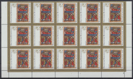 Deutschland (BRD), MiNr. 1346, 15er Bogenteil, Unterrand, FN 1, Postfrisch - Unused Stamps