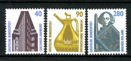 Deutschland (BRD), MiNr. 1379-1381, M. Waagerechte Zählnummern, Postfrisch - Rolstempels