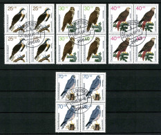 Deutschland (BRD), MiNr. 754-757, Viererblöcke, Gestempelt - Used Stamps