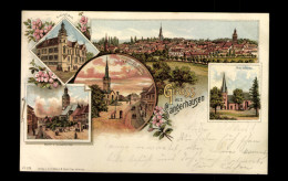 Sangerhausen, Gesamtansicht, Kreishaus, Kirche, Markt - Autres & Non Classés