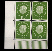 Deutschland (BRD), MiNr. 303, VB, Ecke Links Unten, Postfrisch - Unused Stamps