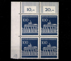 Deutschland (BRD), MiNr. 510, 4er Block Ecke Li. Oben, DZ 12, Postfrisch - Sonstige & Ohne Zuordnung