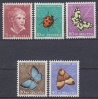 Schweiz, MiNr. 575-579, Postfrisch - Unused Stamps