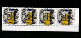 Berlin, MiNr. 878, 4er Streifen, Ecke Links Unten, Gestempelt - Used Stamps
