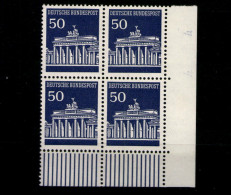 Deutschland (BRD), MiNr. 509, VB, Ecke Rechts Unten, Postfrisch - Unused Stamps