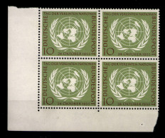 Deutschland (BRD), MiNr. 221, VB, Eckrand Links Unten, Postfrisch - Unused Stamps