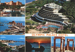 72336944 Rhodes Rhodos Greece Olympic Palace Hotel Hafenpartie Schloss Ruinen  - Greece