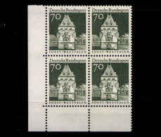 Deutschland (BRD), MiNr. 497 Viererblock, Ecke Li. U., Postfrisch - Unused Stamps