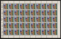 Berlin, MiNr. 387, 50er Bogen, FN 2, Zudruck Berlin, Postfrisch - Unused Stamps