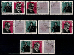 DDR, MiNr. 893-894, ZD-Kombinationen, Gestempelt - Altri & Non Classificati