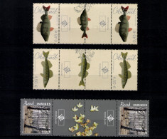 Aland, 9 Zwischenstegpaare Aus 2008, Postfrisch / MNH - Aland