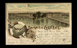 Geneve, Genfer See, Möwen, Rettungsring - Other & Unclassified