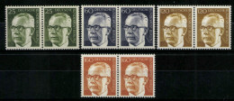 Berlin, MiNr. 393-396, Waagerechte Paare, Postfrisch - Unused Stamps