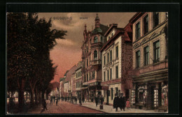 AK Siegburg, Markt Mit Geschäften  - Siegburg