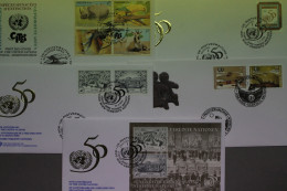 UNO - Wien, 5 UNPA-Ersttagsbriefe Aus Dem Jahr 1995 - Autres & Non Classés