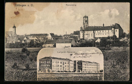 AK Dillingen A. D., Panorama Mit Luitpold-Kaserne  - Dillingen