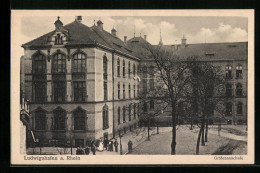 AK Ludwigshafen A. Rh., Gräfenauschule Aus Der Vogelschau  - Ludwigshafen