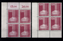 Deutschland (BRD), MiNr. 1135, VB, Ecke Li. Ob.+ Un., Postfrisch - Unused Stamps