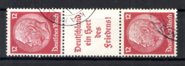 Deutsches Reich, MiNr. S 146, Gestempelt - Zusammendrucke