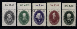 DDR, MiNr. 261-265, Oberränder, Postfrisch - Unused Stamps
