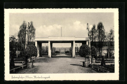 AK Ludwigshafen /Rh., Tor Am Hindenburgpark  - Ludwigshafen
