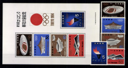 Japan, MiNr. 869-873, Block 73, Postfrisch - Altri & Non Classificati