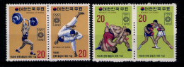 Korea-Süd, Olympiade, MiNr. 845-848, Paare, Postfrisch - Corée Du Sud