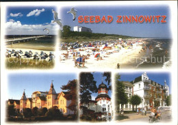 72336090 Zinnowitz Ostseebad Strand Seebruecke Hotel Restaurant Moewen Zinnowitz - Zinnowitz